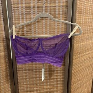 Else Sheer Strapless Longline Bra - NWT